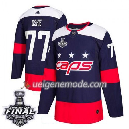 Herren Eishockey Washington Capitals Trikot T.J. Oshie 77 2018 Stanley Cup Final Patch Adidas Stadium Series Authentic